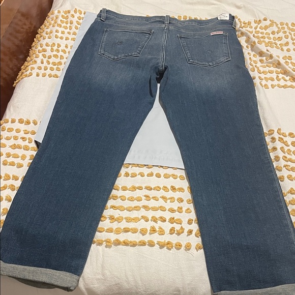 Hudson Natalie Mid-Rise Straight Rolled Cuff Modern Denim Style Jean size 31 - Picture 9 of 13